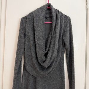 Karen Kane Charcoal Cowl Neck Sweater